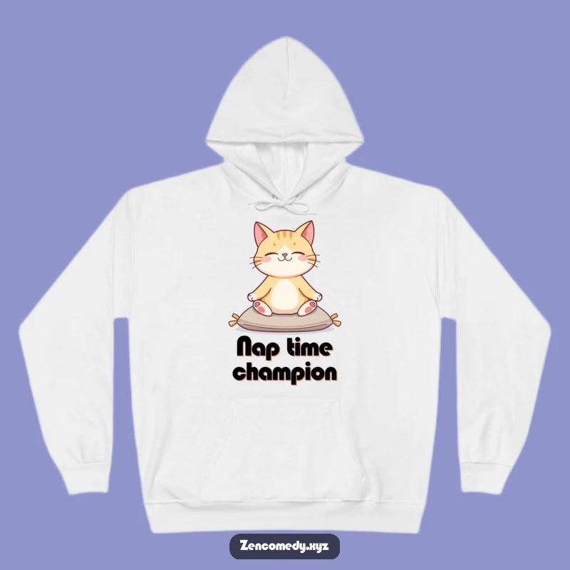 Funny Cat Yoga Hoodie: Cozy Serene Cat Sweatshirt, Ultimate Funny Gift Choice